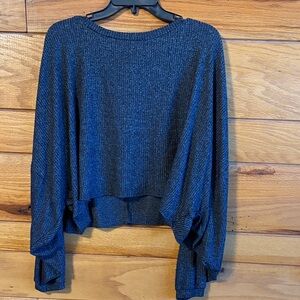 Peach Love California Charcoal Gray Crop Top